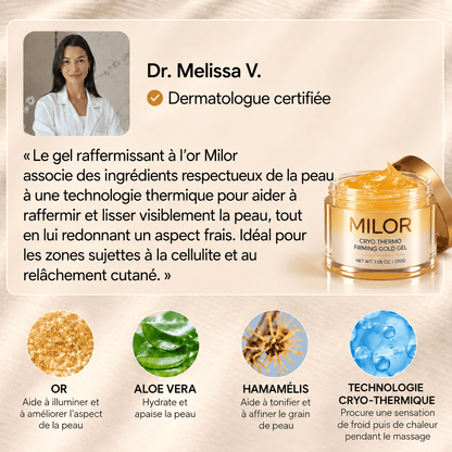 MILOR™ — Gel raffermissant à l’or
